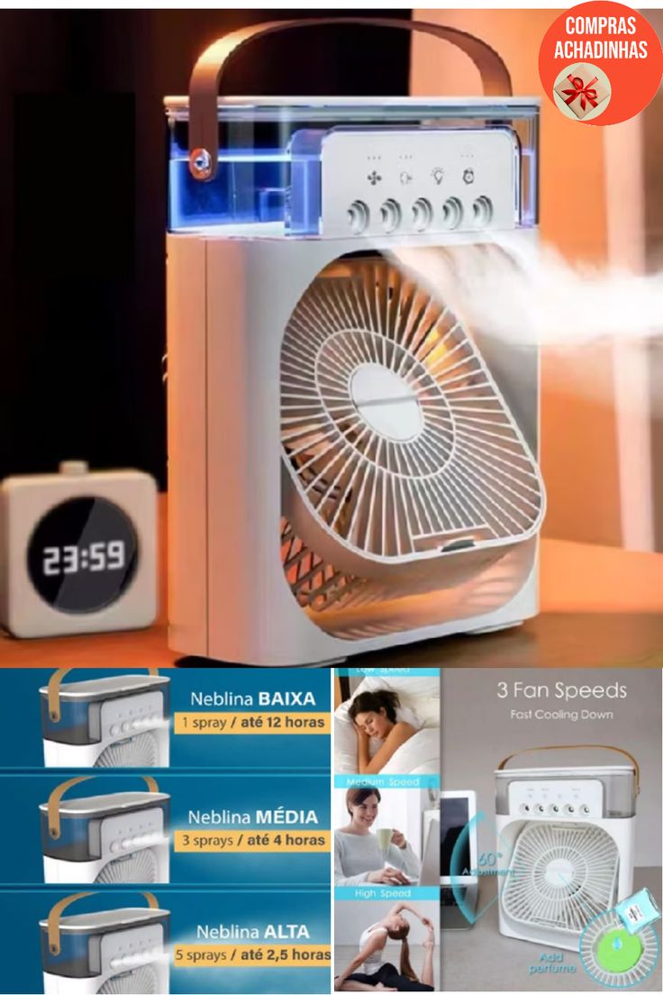 Portable USB Air Conditioner Cooling Fan